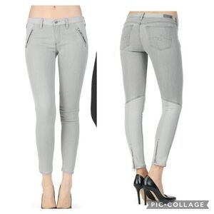 AG Adriano Goldschmied Women's Skinny Jeans - Light Gray